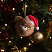 Picture of LEGAMI HOHOHOORNAMENTS PLUSH TEDDY BEAR